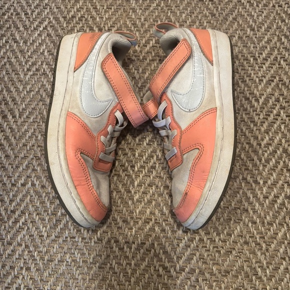 Nike Court Borough Low 2 White/Light Madder Root DM1217 100 - Size 1 Y - Picture 3 of 6